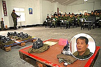 馬祖防衛指揮部指揮官陸中將期勉各級幹部落實檢查程序與人員編組各項要求,方能確保國軍「質」的優勢,建構精實戰力。(圖/文:吳語軒)