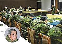 馬防部副指揮官主持擴大會報（圖與文：紀宏曄）