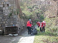 　文協集中多元就業人力，推動首次的社區環保日活動。（圖／文：陳鵬雄）