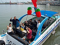 　看好觀光前景，地區旅遊業者引進娛樂漁船「揚海號」，最高速可高達三十六節。（圖／文：曹重偉）