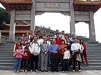 　慶祝主計節，地區主計人員及眷屬一起走出戶外、迎向陽光。（圖／文：曹重偉）