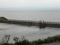　&#22338;里水庫接近滿水位。（圖／文：陳鵬雄）