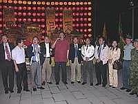 立法院國防委員會召委湯火聖一行來馬參訪,並參加昨晚的媽祖文化節活動。(圖/文:曹重偉)