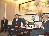 　連江縣府、會一行拜會行政院長蘇貞昌。（圖：宋志富台北傳真）