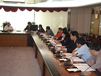 　府會一行昨繼續拜會民航局。（圖／宋志富台北傳真）