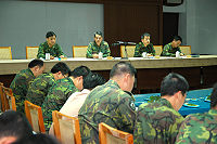 　馬祖防衛指揮部副指揮官吳將軍期勉官兵深切體認「國家安全沒有假期」，堅守崗位，負責盡職，以最堅實可恃的戰力，捍衛國家安全。（圖／文：吳語軒）