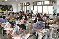 　銘傳大學教育研究所碩士在職專班首度在馬招生，考生以地區教職人員於居多。（圖／文：曹重偉）