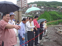   連江縣議會到東引鄉進行縣政考察。（圖／文：陳其敏）