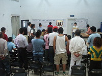 　幾家歡樂，幾家愁，莒光鄉代九席搶五席，競爭激烈。（圖／文：林冰芳）