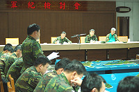 　指揮官陸中將以達成「軍紀安全零傷害」為目標，期勉各級幹部持恆宣導教育，有效整飭紀律，維護部隊安全。（圖／文：吳語軒）