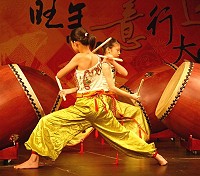 尚智國小十鼓隊今晚介壽堂演出。(圖:連江縣政府文化局提供)