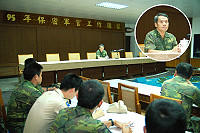 馬祖防衛指揮部副指揮官吳將軍期勉全軍官兵將保密工作深化為「生活習慣」,先從健全本身做起,然再推己及人,才能有效維護軍機安全,鞏固國防戰力。(圖/文:吳語軒)