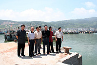 副縣長徐文吉昨日率領縣府交通相關單位,遠赴大陸黃岐港等地區進行小三通考察參訪。(圖:連江縣政府交通局提供)