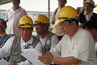 　立法院長王金平關心馬祖各項建設規劃推動情形。（圖／文：陳其敏）
