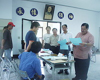 中國國民黨中央常務委員選舉昨天同步在連江縣黨部舉行。(圖/文:陳志銘)