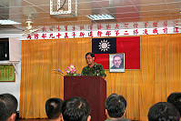 馬防部舉辦新進幹部職前講習開訓典禮,參謀長馬將軍於會中表示幹部在立身處世及部隊管教應謹記「尊重、關懷、學習、創造、忍耐」五點原則,盡快熟悉業務,為馬防部貢獻心力。(圖/文:紀宏曄)