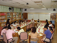   仁愛國小舉行家長委員會會議，就家長會運作與學校互動模式作雙向溝通討論。（圖／文：陳志銘）