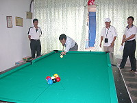 　九五年縣運撞球比賽。（圖：陳鵬雄）