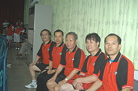 旅台鄉親代表隊今年甫成軍,就將社會男子組金牌、銀牌、銅牌,搜括一空。(圖/文:陳志銘)