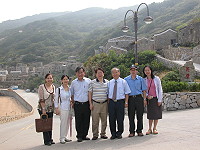 　新竹市長林政則一行參訪北竿地區。（圖／文：陳鵬雄）