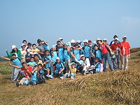　征服了東面山，大、小朋友們有了滿滿的成就感。（圖／文：林冰芳）