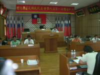 　莒光鄉民代表會第八屆第一次臨時會。（圖／文：陳樂團）