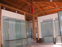 　橋仔漁村展示館新館即將完成內部規劃，陳展空間改善許多。（圖／文：陳鵬雄）
