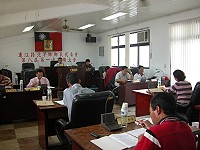 北竿鄉代會第八屆第一次定期大會開議。(圖/文:陳鵬雄)