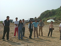 莒光鄉民代表在柯鄉長陪同下進行鄉政考察,實地瞭解現況。(圖/文:陳樂團)