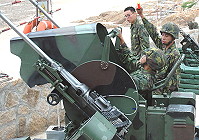 萬平操演即將登場,官士兵積極操練,務必達成任務。(圖/文:陳其敏)