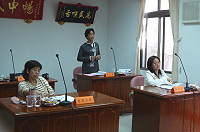 東引鄉民代表會進行鄉政總質詢。(圖:東引鄉代會提供)