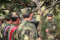 　馬防部指揮官張中將日前走訪南竿各營、連視導基層部隊防務，行程中並提出「加強幹部領導」、「整理美化環境」、「落實內部管理」等重點工作指示，希冀全體官兵貫徹力行。（圖／文：紀宏曄）