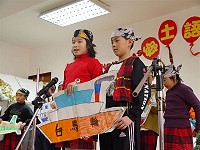 　東引國小舉辦鄉土語言學藝競賽，小朋友用福州語、閩南語說說又唱唱。（圖／文：陳其敏）