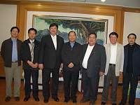 府、會首長與福州市長鄭松岩就兩馬事務進行意見交換。(圖/連江縣政府觀光局提供)
