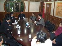 大陸福建省辦主任鄧本元邀集縣長陳雪生就兩馬事務做回顧及展望研討。(圖:連江縣政府觀光提供)
