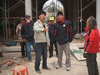 　游良照師傅主講閩東建築傳統工法。（圖／文：林冰芳）