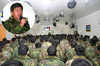 馬防部政戰主任宋將軍日前主持「新進人員精神講話」時,期勉新進弟兄多讀書充實自我,鍛鍊強健體魄,並藉此機會瀏覽馬祖風光,早日融入部隊,快樂服役馬祖行。(圖/文:紀宏曄)