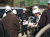 　行政院公共工程委員會查核汙水下水道工程。（圖／文：林冰芳）