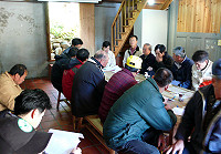 牛角社區發展協會改選理監事,原任理事長楊綏生功成身退,由年輕一輩青年才俊曹爾章接任。(圖/文:曹重偉)