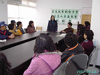 　連江縣就業服務台抵達東莒舉行多元上工前說明會。（圖／文：林冰芳）