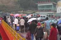 初二回娘家、海空交通都啟動,臺馬輪再次展現運能,又輸運四百多位旅客返鄉。(圖/文:曹重偉)