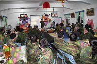 馬防部春節活動翦影。(圖與文：劉家興)