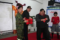 馬防部春節活動翦影。(圖與文：劉家興)