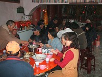 　福正天上聖母廟藉由十六日食福時完成第二屆新任委員票選。（圖／文：林冰芳）