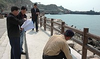 　東引中柱港擴建工程辦理驗收。（圖／文：陳其敏）