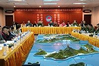 　萬安30號演習兵推日前假馬防部雲台山會議室召開，由召集人指揮官張中將主持，統裁部及中央相關部會派員出席指導，對與會縣府各局室及防區幹部演習認真表示肯定讚許。(圖／文：劉家興)