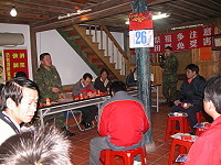 　白沙村民大會，北高指揮官到場就廢彈處理與民眾溝通。（圖／文：陳鵬雄）