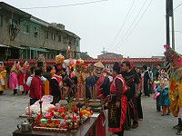　馬祖地區擺暝季在西莒島內送神回宮劃下休止符。（圖／文：陳樂團）
