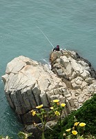 　清明假期有不少台籍釣友到東引從事釣魚活動。（圖／文：陳其敏）