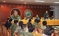 副指揮官主持敵情威脅巡迴講習(圖與文:簡志偉)